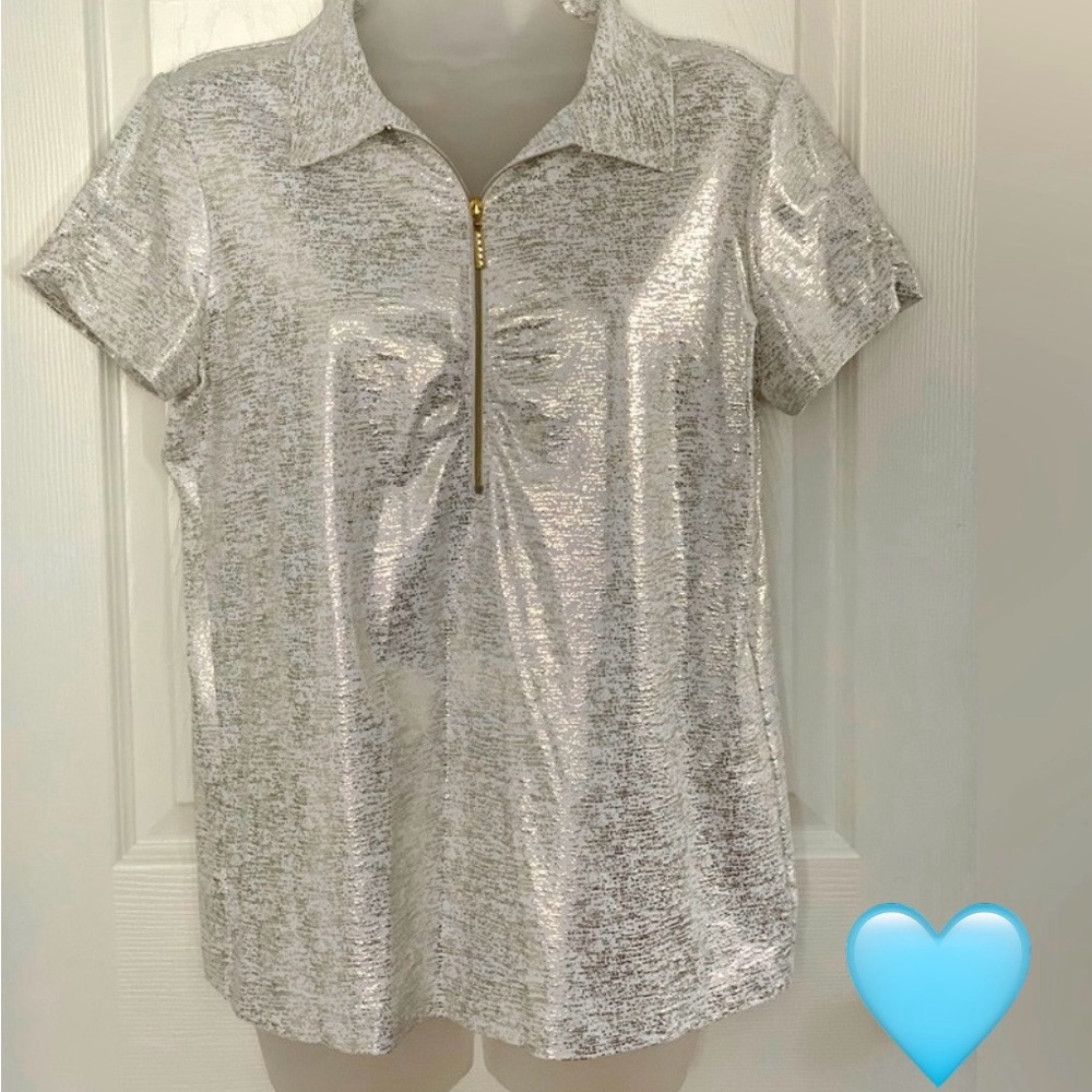 Zenergy Golf by Chico's Tops Zipper Front Blouse size 1